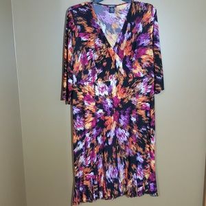 Autumn splash dress